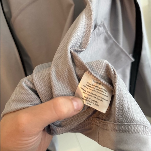 SWANNIES GOLF Gray Zip Up Hawaii Kai Golf Course, Size M - Picture 10 of 11